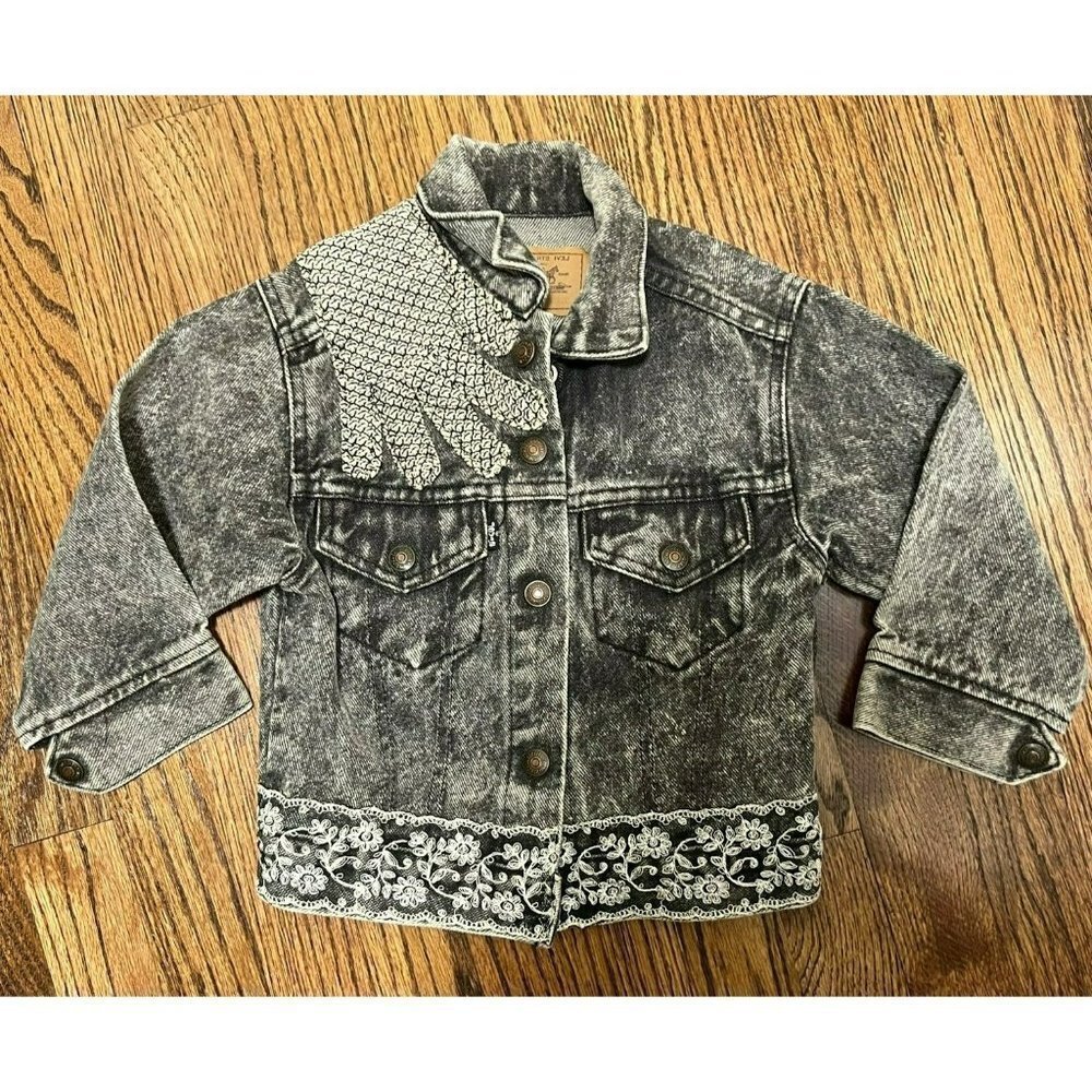 Little Levi's | Vintage Denim Jacket Kids Sz‎ 4 Made in USA